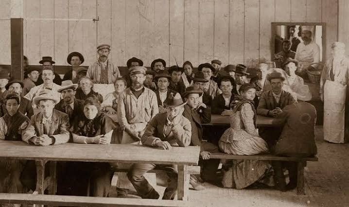 Comedor para inmigrantes recién llegados